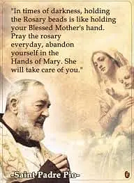 Daily Encouragement & Specials- It's like holding Our Blessed Mothers hand