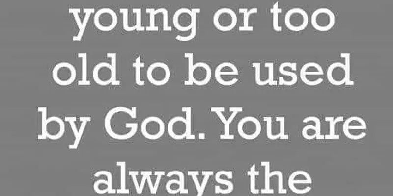 Daily Encouragement & Specials- God needs YOU!