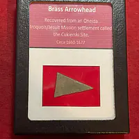 1600's Brass Arrowhead with free eBook! - Master