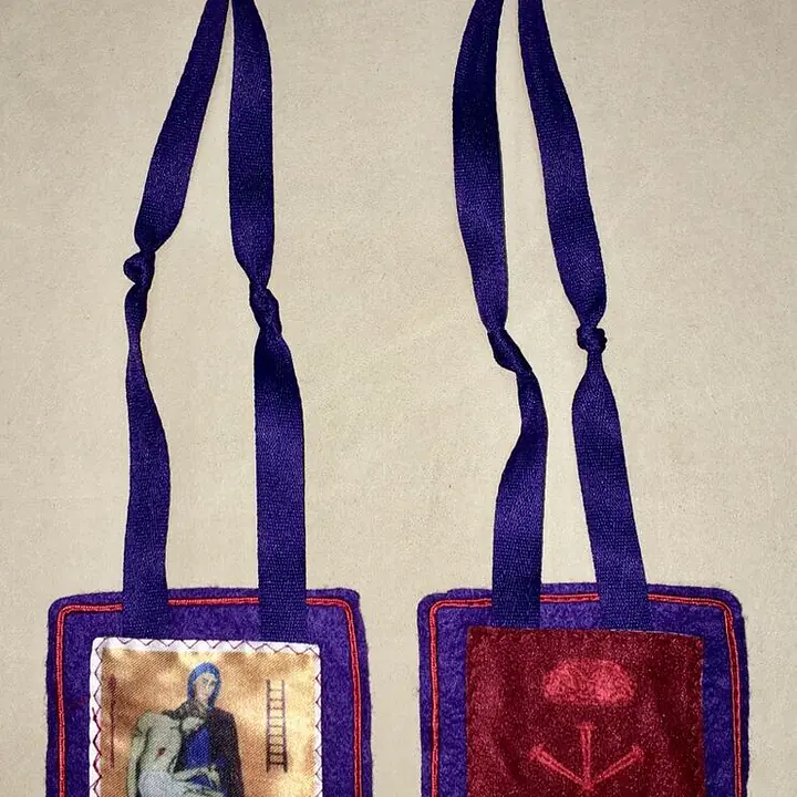 Hand-sewn Home Scapular of Blessing & Protection (The Purple Scapular) - Pediatric Fundraiser - Master