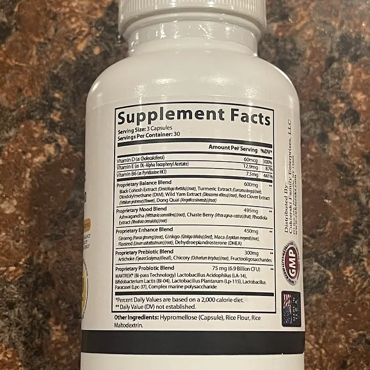 Wendy's Menopause Formulation - Master