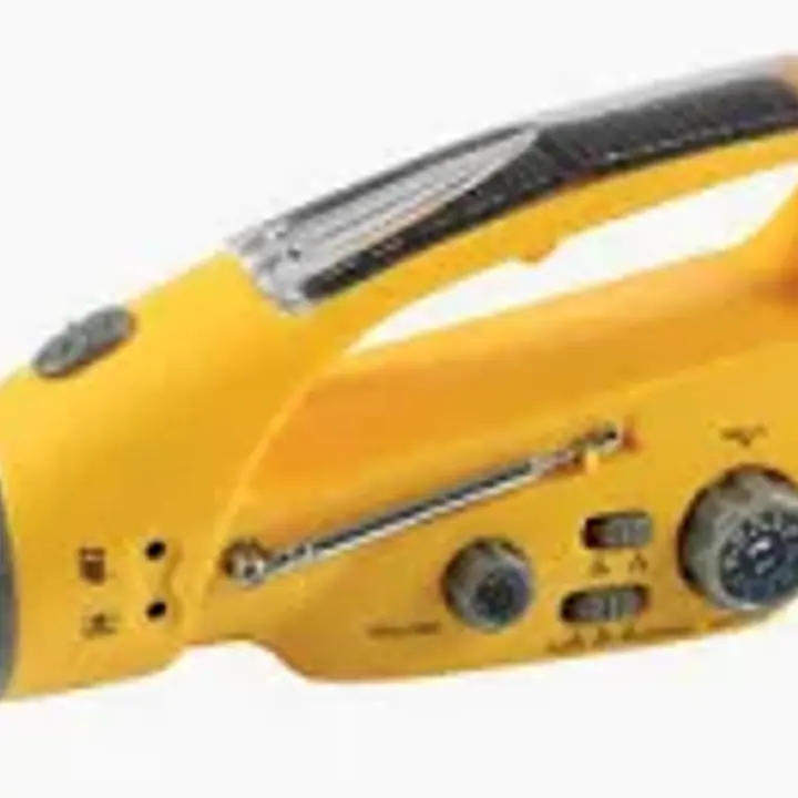 Solar/Wind Up Flashlight with Radio- Pediatric Fundraiser - Master