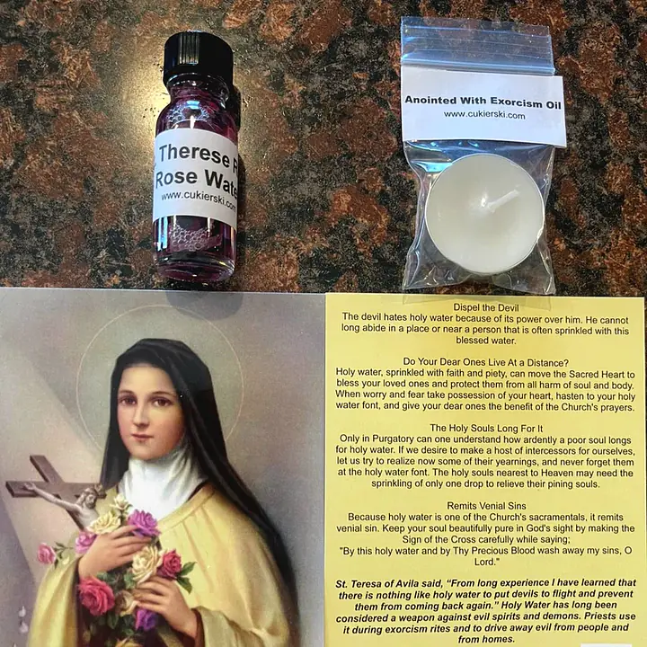 St. Therese Holy Relic Rose Water Package- Pediatric Fundraiser - Master