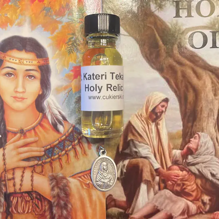 St. Kateri Tekakwitha Holy Relic Oil & Medal Package- Pediatric Fundraiser - Master