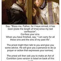 Prayer Card-How to go to Confession (Package of 10) - Master