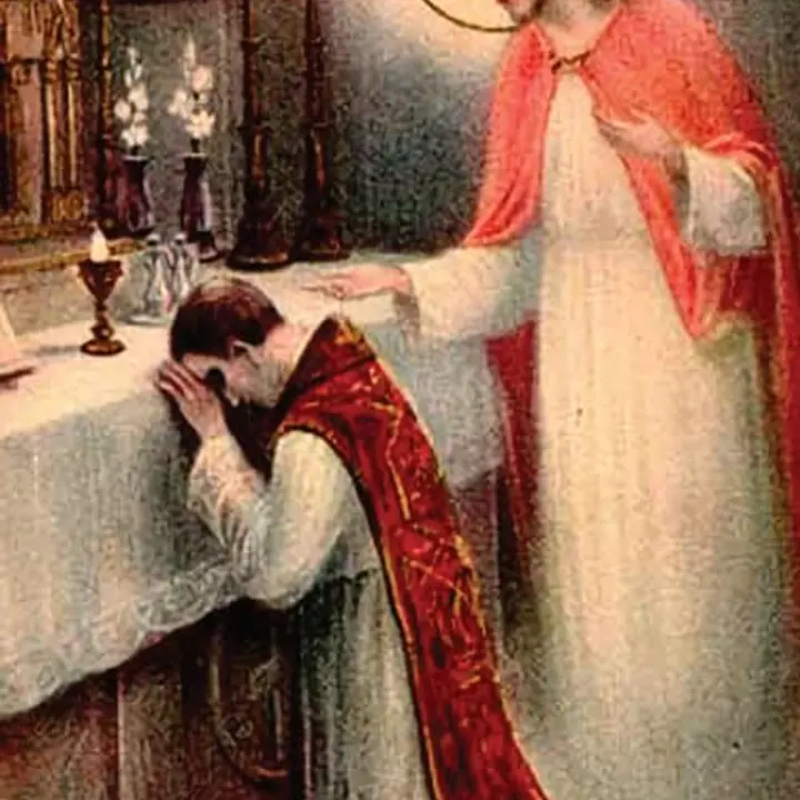 Prayer Card-The Leonine Prayers (to be prayed after Mass) (Package of 10) - Master